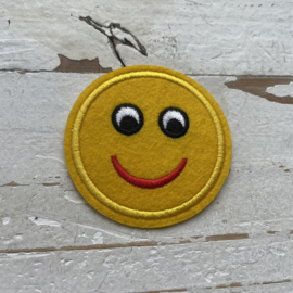 Opstrijk applicatie smiley emoticon lachen.