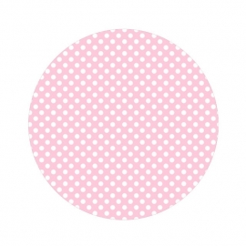 Polkadot baby roze 50cm