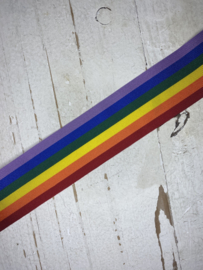 Regenboog band. Diverse afmetingen.