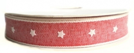 Jeans ster rood band