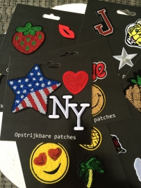 Patches Yes/Schoen/V opstrijkbaar