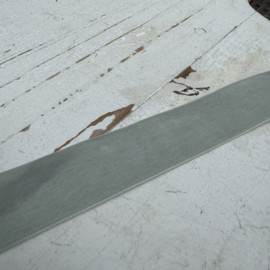 Fluweel velvet band 3,8cm breed licht groen