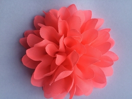 Bloemen chiffon neon pink 11cm.