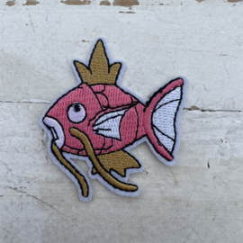 Strijkapplicatie pokemon magikarp 5cm.