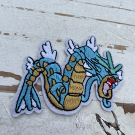 Strijkapplicatie pokemon gyarados 5cm.