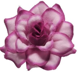Roos roze/licht roze stof 4,5cm