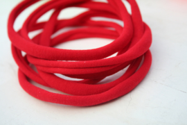 Haarbandje nylon rood