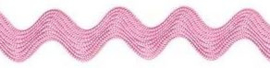 Zigzagband Dusty pink-Oud roze 7mm