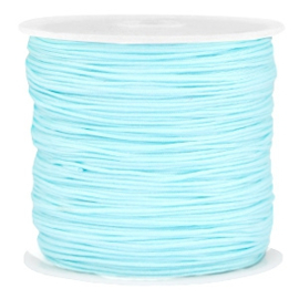 Macramé draad licht blauw 0.8mm