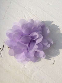 Chiffon bloem lila 7cm.