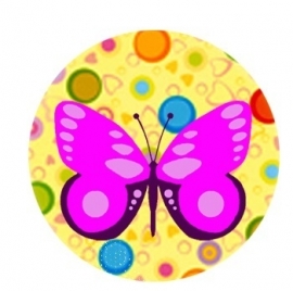Flatback vlinder confetti