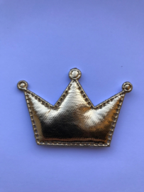 Kroon metallic goud 4.8cm.