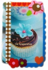 A04012 Cupcake blauw