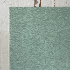 Leer pastel licht blauw, mint , groen en kerst groen