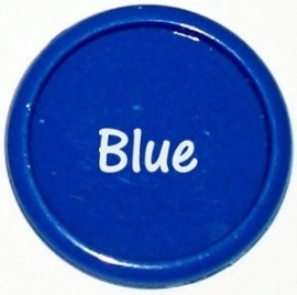 Plastic CAPS royal blauw