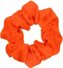 Scrunchies Haarwokkel oranje