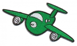 Opstrijk applicatie vliegtuig groen