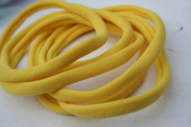 Haarbandje nylon geel