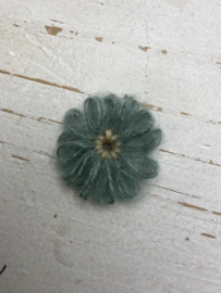 Wollen madeliefjes, 4cm.