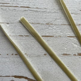 Velvet/fluweel band goud 6 mm