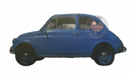 Blauwe fiat (full color)