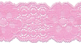 Elastisch kant (haarbandjes) licht roze 5 cm