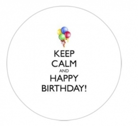flatback & button birthday ballonen