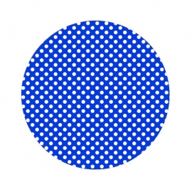 Polkadot royal blauw 50cm