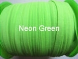 Skinny haarband elastiek neon groen