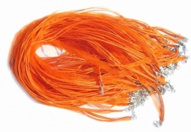 Organza ketting oranje