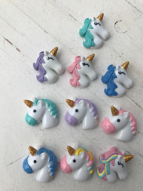 Unicorn Flatback regenboog links