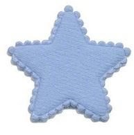 Ster blauw 3.5cm.