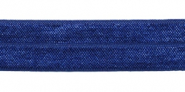 Elastisch biaisband blauw 2 cm