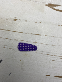 Kniphoes katoen stip, diverse kleuren. 3.5cm.