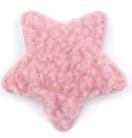 Ster fluffy-teddy oud roze 4.5cm. 