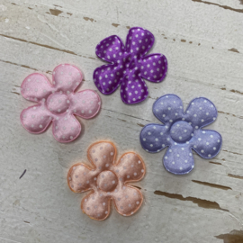 Bloem polkadot satijn 4.7cm. Diverse kleuren.