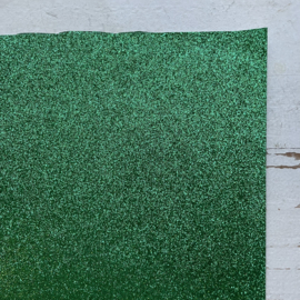 Leer glitter groen, mint groen en groen grijs