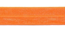 Elastisch biasband neon oranje  2cm