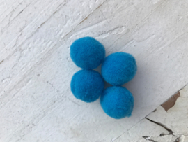 Pompom blauw