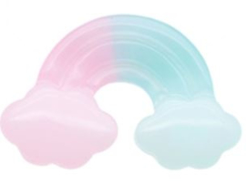 Flatback wolkje regenboog blue-lila