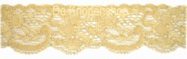 Elastisch kant (haarbandjes) gold 3.5cm