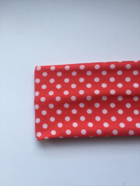 Haarband rood polkadot