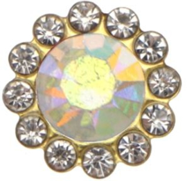 Rhinestone rood 1.2cm.