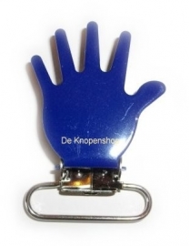 Bretel klip handje blauw.