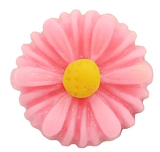 Kraal bloem roze/geel