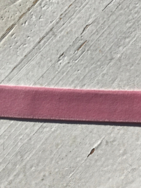 Elastisch haarband velvet roze 1.5cm ?