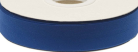 Biasband royal blue/kobalt blauw katoen