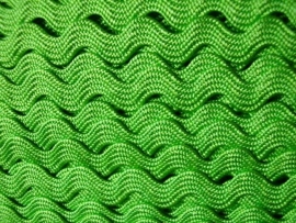 Zigzagband appeltjes groen 5mm