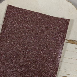 Leer glitter confetti roze