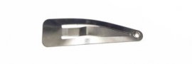 Knipjes zilver  ovaal BABY 3cm  (Per stuk)